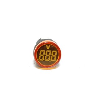 22 Mm Sarı Ledli Voltmetre