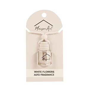 Araç Kokusu | White Flowers 8ml Oto Parfümü | Kalıcı Araç İçi Kokusu