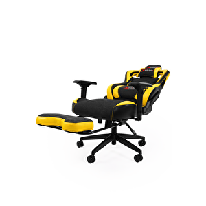Xprime Over Pro. Oyuncu Koltuğu Hybrid Kumaş Sarı