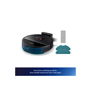 3000 Serisi Homerun Aqua Islak Kuru Robot Süpürge, Otomatik Sarj İstasyonlu, Xu3000/03