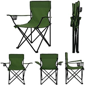 Çantalı Katlanır Kamp Piknik Koltuğu Masa Seti Bahçe Plaj Masalı Sandalye Takımı Bardaklı Askılı Set