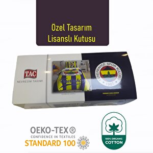 Lisanslı Fenerbahçe Çubuklu Pamuk Tek Kişilik Nevresim Takımı