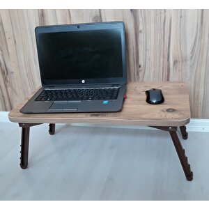 Depolife Yemek Servis Sehpası Katlanır Ayaklı Laptop Notebook Ders Çalışma Masası
