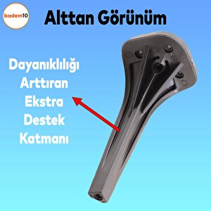 Lotus Lüks Mobilya Kanepe Tv Ünitesi Koltuk Ayağı 23 Cm Siyah Konsol Ayakları