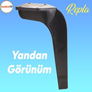 Repla Lüks Mobilya Kanepe Sehpa Tv Ünitesi Koltuk Ayağı 16 Cm Siyah Baza Ayakları