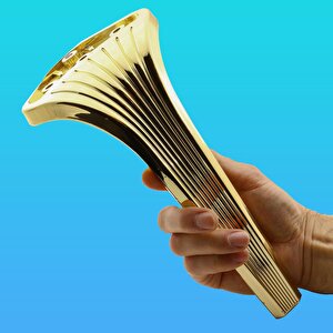 Lotus Lüks Mobilya Kanepe Sehpa Tv Ünitesi Koltuk Ayağı 23 Cm Gold Altın Baza Ayak
