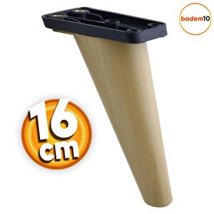 Regnum Lüks Mobilya Kanepe Sehpa Tv Ünitesi Koltuk Ayağı 16 Cm Kahverengi Baza Ayakları