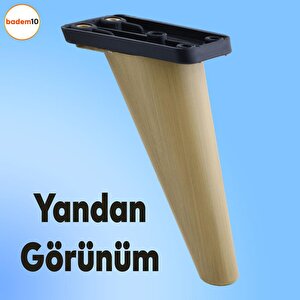 Regnum Lüks Mobilya Kanepe Sehpa Tv Ünitesi Koltuk Ayağı 16 Cm Kahverengi Baza Ayakları
