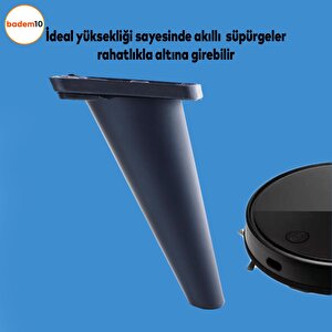 Regnum Lüks Mobilya Kanepe Sehpa Tv Ünitesi Koltuk Ayağı 16 Cm Siyah Baza Ayakları