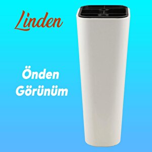 Linden Lüks Mobilya Kanepe Sehpa Tv Ünitesi Koltuk Ayağı 14 Cm Beyaz Oval Baza Ayak