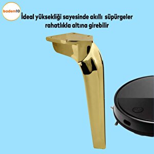 Repla Lüks Mobilya Kanepe Tv Ünitesi Konsol Koltuk Ayağı 19 Cm Gold Altın Ayakları