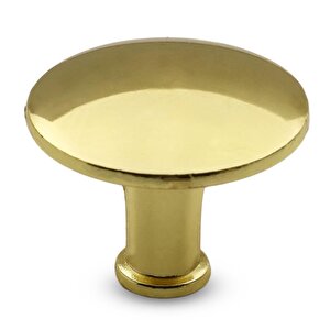 Big Düğme Çekmece Dolap Kapak Kulpu Kulbu Gold Metal Kulp