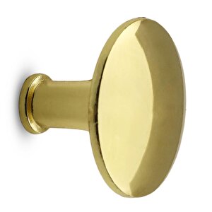 Big Düğme Çekmece Dolap Kapak Kulpu Kulbu Gold Metal Kulp