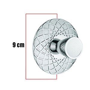 Dinar Çekmece Dolap Dolabı Kapak Kulpu Kulpları Kulbu Krom Metal Kulp (10 Adet) Mobilya Mutfak