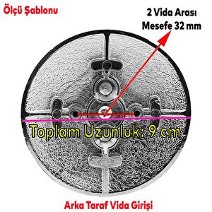 Dinar Çekmece Dolap Kapak Kulpu Kulbu 32 Mm Bronz Metal Kulp