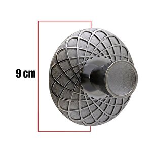 Dinar Çekmece Dolap Dolabı Kapak Kulpu Kulpları Kulbu Füme Metal Kulp (10 Adet) Mobilya Mutfak
