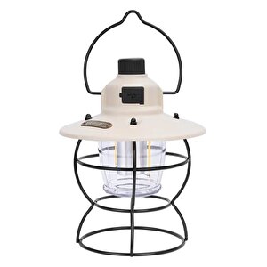 Powermaster Pm-16042 Retro Nostaljik Şarjlı Kamp Lambası Filament + Smd Ledli