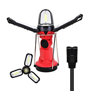 Mx-8801 3xcob Led+ 3w Led Çok Fonksi̇yonlu Çalişma - Kamp Lambasi