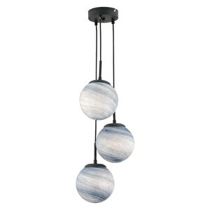 Efser 3lü Yuvarlak Modern Oturma Odası Salon Sarkıt Avize