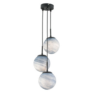 Efser 3lü Yuvarlak Modern Oturma Odası Salon Sarkıt Avize