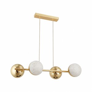 Berca 4lü Gold Avi̇ze Modern Mutfak Yemek Masası Üstü Yatak Odası Salon Avize