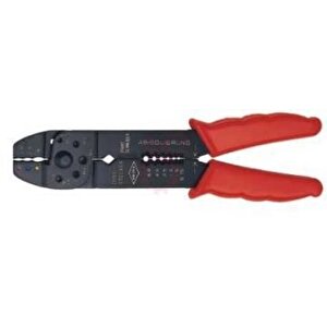 Knipex 9721215 Papuç Sıkma Ve Kablo Sıyırma Pensi 215mm