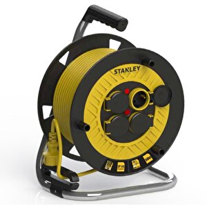 Stanley Bakır Kablolu Makara 50mt 3x1.5mm (kapaklı)