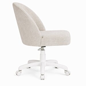 Yeni Joy Çocuk ve Genç Odası Amortisörlü Tekerlekli Çalışma Sandalyesi Krem