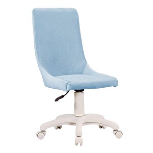 Classy Genç Odası Amortisörlü Tekerlekli Çalışma Sandalyesi (b-soft Mavi (3020)) Soft Mavi