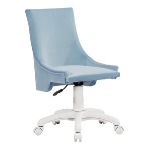 Prestij Genç Odası Amortisörlü Tekerlekli Çalışma Sandalyesi (b-soft Mavi (3020)) Soft Mavi