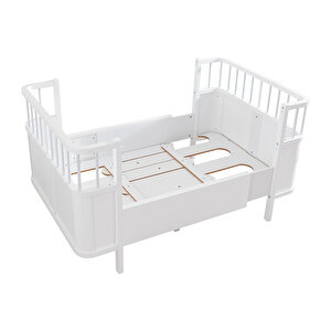 Mdf Beşik, Siesta Büyüyen Beşik 90x130 + 1 Comfort Yatak