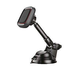 Mıknatıslı 360° Araç İçi Mıknatıslı Telefon Tutucu Siyah