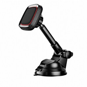 Schitec Mıknatıslı 360° Araç İçi Mıknatıslı Telefon Tutucu Siyah