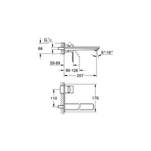 Lineare New İki Delikli Lavabo Bataryası - 23444001