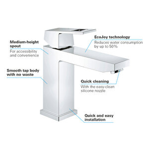 Eurocube Tek Kumandalı Lavabo Bataryası - 23446000