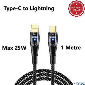 Schitec 6a 25w Type-c To Lightning 1metre Hızlı Data Ve Şarj Kablosu Beyaz Ömür Boyu Garanti Yk255b