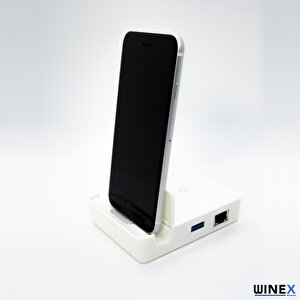 Winex 7in1 Lightning Docking Station Dönüştürücü Adaptör