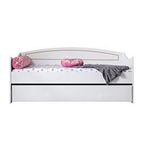 Akasya Yavrulu Karyola - Beyaz + 1 Adet Comfort Yatak