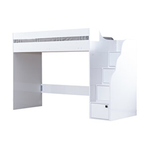 White Ranza Dolap Masa + 1 Adet Comfort Yatak