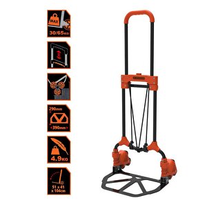 Black+decker Bh201 30/65kg Merdiven Çıkabilen Katlanır El Arabası