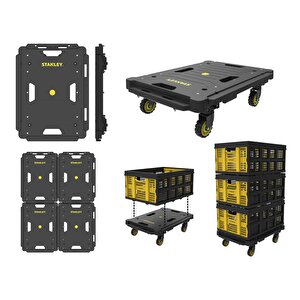 Pc531 137kg 55x45cm Dört Tekerli Yük Ve Paket Taşıma Arabası