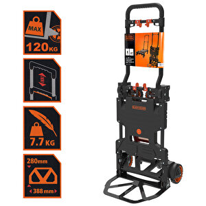 Black+decker Bh206 55/120kg Çok Fonksiyonlu Katlanır El Arabası