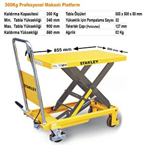 Stanley X300 300kg Profesyonel Makaslı Platform