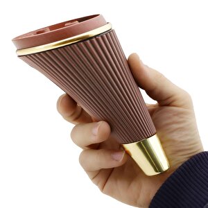 İron 6'lı Set Mobilya Tv Ünitesi Çekyat Koltuk Kanepe Destek Ayağı 15 Cm Ceviz Ayak M8 Civatalı