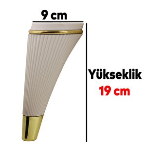 İron 6'lı Set Mobilya Tv Ünitesi Çekyat Koltuk Kanepe Destek Ayağı 19 Cm Aytaşı Ayak M8 Civatalı