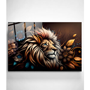Aslan Cam Tablo, Dekoratif Cam Tablo 70x105 cm