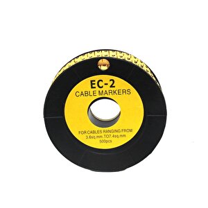 Plasti̇m Ec2-6 Kablo Markalama-6 (4.00-16.00 Mm)