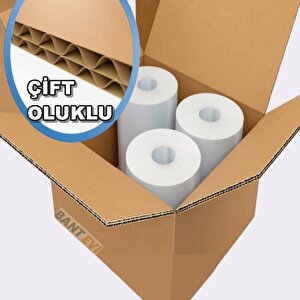 Çift Oluklu Koli 80x50x50 Eşya Taşıma Ve Saklama Boş Karton Kutu