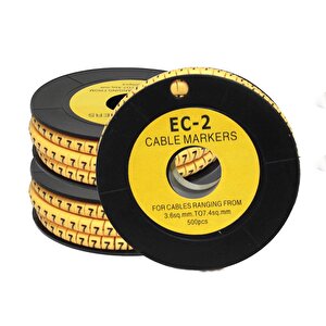 Plasti̇m Ec2-7 Kablo Markalama-7 (4.00-16.00 Mm)