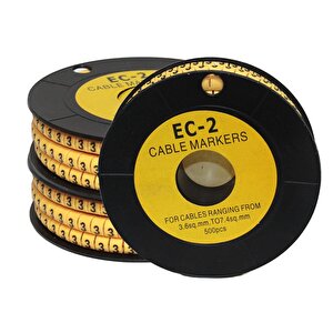 Plasti̇m Ec2-3 Kablo Markalama-3 (4.00-16.00 Mm)
